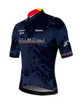 SANTINI Cyklistický dres s krátkým rukávem - NIBALI - modrá
