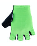 SANTINI Cyklistické rukavice krátkoprsté - CUBO - zelená