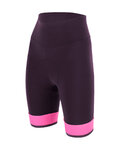 SANTINI Cyklistické kalhoty krátké bez laclu - GIADA LUX LADY - růžová/fialová