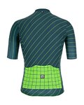 SANTINI Cyklistický krátký dres a krátké kalhoty - SLEEK DINAMO - zelená/černá
