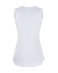 SANTINI Cyklistické triko bez rukávů - PIUMA LADY - bílá