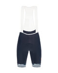SANTINI Cyklistické kalhoty krátké s laclem - TREK SEGAFREDO 2021 - modrá