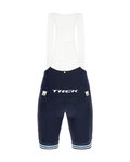 SANTINI Cyklistické kalhoty krátké s laclem - TREK SEGAFREDO 2021 - modrá
