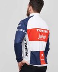 SANTINI Cyklistická větruodolná bunda - TREK SEGAFREDO 2021 - červená/bílá/modrá