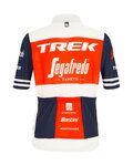 SANTINI Cyklistický dres s krátkým rukávem - TREK 2021 KIDS  - bílá/vícebarevná