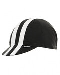 SANTINI Cyklistická čepice - BENGAL - černá/bílá