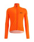 SANTINI Cyklistická větruodolná bunda - NEBULA WINDPROOF - oranžová