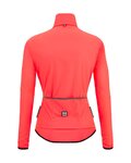 SANTINI Cyklistická větruodolná bunda - NEBULA WINDPROOF W - růžová