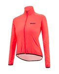 SANTINI Cyklistická větruodolná bunda - NEBULA WINDPROOF W - růžová