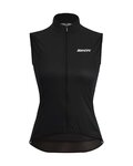 SANTINI Cyklistická vesta - NEBULA WINDPROOF W - černá