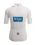 SANTINI Cyklistický dres s krátkým rukávem - TOUR DE FRANCE 2022 - bílá