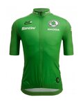 SANTINI Cyklistický dres s krátkým rukávem - TOUR DE FRANCE 2022 - zelená