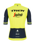 SANTINI Cyklistický dres s krátkým rukávem - TREK SEGAFREDO 2020 - černá/žlutá