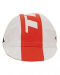 SANTINI Cyklistická čepice - TREK SEGAFREDO 2022 - červená/bílá