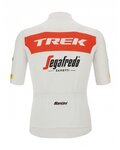 SANTINI Cyklistický dres s krátkým rukávem - TREK SEGAFREDO 2022 ORIGINAL - červená/bílá