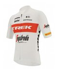SANTINI Cyklistický dres s krátkým rukávem - TREK SEGAFREDO 2022 ORIGINAL - červená/bílá