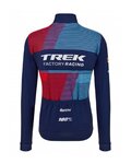 SANTINI Cyklistický dres s dlouhým rukávem zimní - TREK 2023 FACTORY RACING WINTER - modrá