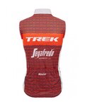 SANTINI Cyklistická vesta - TREK SEGAFREDO 2023 - bílá/červená
