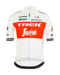 SANTINI Cyklistický dres s krátkým rukávem - TREK 2019 SLEEK99 - bílá/červená
