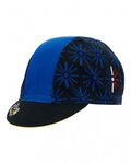 SANTINI Cyklistická čepice - TOUR DE FRANCE 2023 - modrá/černá
