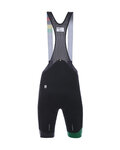 SANTINI Cyklistické kalhoty krátké s laclem - CROWN  - černá