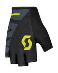 SCOTT Cyklistické rukavice krátkoprsté - ASPECT SPORT GEL SF - žlutá/šedá
