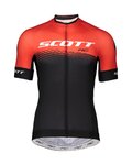 SCOTT Cyklistický dres s krátkým rukávem - RC PRO 2019 - červená/černá