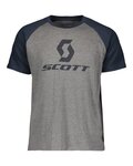 SCOTT Cyklistické triko s krátkým rukávem - 10 ICON RAGLAN - modrá/šedá