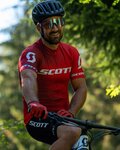 SCOTT Cyklistický dres s krátkým rukávem - RC PRO 2021 - červená/bílá