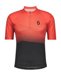 SCOTT Cyklistický dres s krátkým rukávem - ENDURANCE 20 - červená/černá
