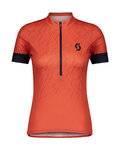 SCOTT Cyklistický dres s krátkým rukávem - ENDURANCE 20 LADY - červená