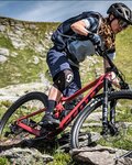 SCOTT Cyklistický dres s krátkým rukávem - TRAIL VERTIC LADY - světle modrá