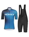 SCOTT Cyklistický krátký dres a krátké kalhoty - RC PRO 2021 - modrá/černá