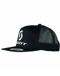 SCOTT Cyklistická čepice - SNAP BACK 10 - černá/bílá