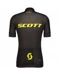 SCOTT Cyklistický krátký dres a krátké kalhoty - RC PRO SS - šedá/žlutá/černá