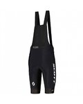 SCOTT Cyklistické kalhoty krátké s laclem - RC PRO +++ 2022 - bílá/černá