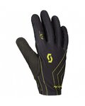 SCOTT Cyklistické rukavice dlouhoprsté - RC TEAM - černá/žlutá