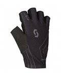 SCOTT Cyklistické rukavice krátkoprsté - RC TEAM - černá