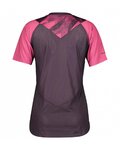 SCOTT Cyklistický krátký dres a krátké kalhoty - TRAIL VERTIC LADY - fialová/růžová