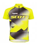 SCOTT Cyklistický dres s krátkým rukávem - RC PRO SS JUNIOR - žlutá/černá