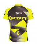 SCOTT Cyklistický dres s krátkým rukávem - RC PRO SS JUNIOR - žlutá/černá