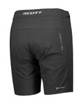 SCOTT Cyklistické kalhoty krátké bez laclu - ENDURANCE LS/FIT W/PAD - černá