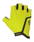 SCOTT Cyklistické rukavice krátkoprsté - PERFORM GEL - žlutá