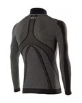 SIX2 Cyklistické triko s dlouhým rukávem - TS3 II - černá