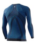 SIX2 Cyklistické triko s dlouhým rukávem - TS2 II - modrá