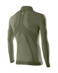 SIX2 Cyklistické triko s dlouhým rukávem - TS3 II - zelená