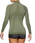 SIX2 Cyklistické triko s dlouhým rukávem - TS3 II - zelená