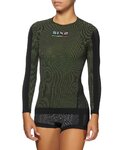 SIX2 Cyklistické triko s dlouhým rukávem - TS2 - zelená