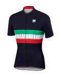 SPORTFUL Cyklistický dres s krátkým rukávem - ITALIA - černá