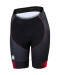 SPORTFUL Cyklistické kalhoty krátké bez laclu - GRUPPETTO PRO LADY - růžová/černá